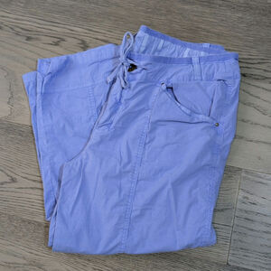 Fresh Produce Blue  Cropped Pants Size Medium Beachy Casual